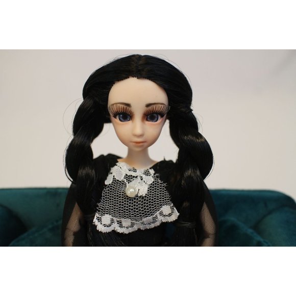 Custom Wednesday Addams Repaint Doll OOAK - Picture 3 of 11